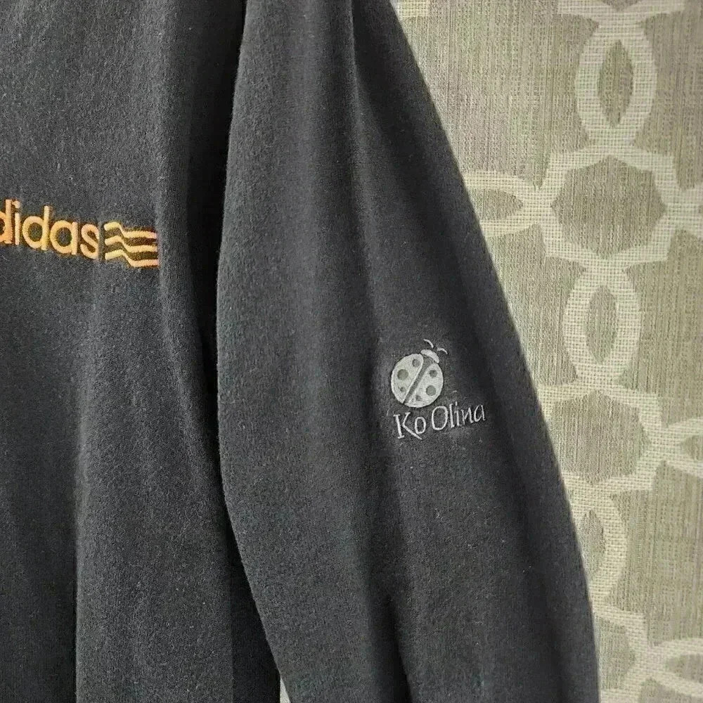 Vintage Adidas V Neck Striped Pullover Sweater Men's S/P - Picture 5 of 9